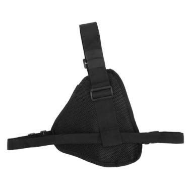 Imagem de Aoresac Bolsa de Rádio Bidirecional, Bolsa de Peito Portátil Walkie Talkie Preta Com Alça Ajustável, Adequada para Homens e Mulheres, Conveniente para Transportar Walkie-talkie e