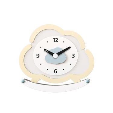 Imagem de Relógio de mesa ornamentos de mesa para casa simples sala de estar estudo quarto TV armário varanda relógio criativo relógio de mesa