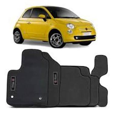 Imagem de Tapete Automotivo Fiat 500 Borracha Pvc