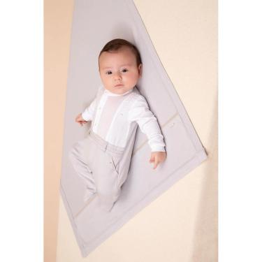 Imagem de Kit Saída Maternidade Luxo Bebê Menino Suedine Paraiso 17758-Masculino