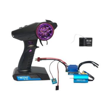 Imagem de Kit Combo Sem Escovas Motor ESC Receptor Conjunto De Servo RC Para Car