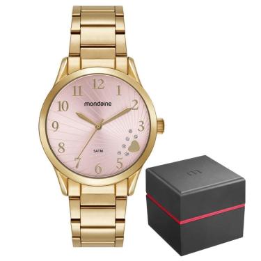 Imagem de Relógio Analógico Feminino Mondaine Dourado 99765Lpmvde3