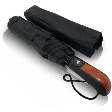 Imagem de Guarda Chuva Automático Reforçado Contra Vento Compacto - FULLHOUSE