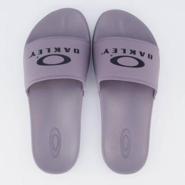 Imagem de Chinelo Oakley Malibu Bark Cinza, 42
