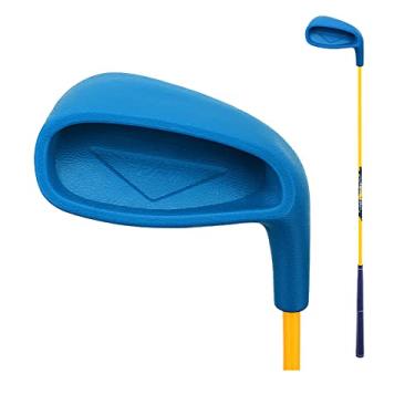 Imagem de Tacos de golfe infantis meninos e meninas ferros de golfe para destros Prática iniciante 3-12 anos RH Golf Coach Teaching (idade 9-12, azul)