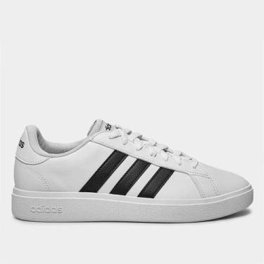 Imagem de Tênis Adidas Grand Court Base Feminino, Branco, 38
