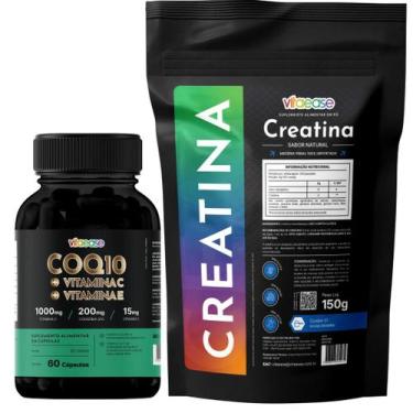 Imagem de Coenzima Q10 200 mg Vitamina C 1000 mg Vitamina E  Suplemento Alimenta