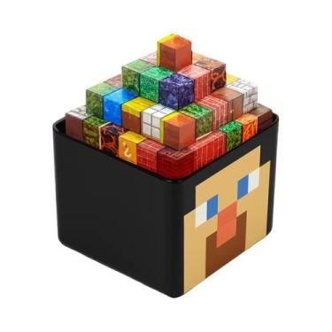 Imagem de Conjunto De Blocos Magnéticos De Construção Com Caixa De Armazenamento