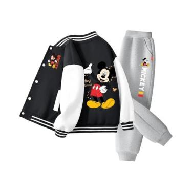 Imagem de Conjunto De Jaqueta E Calças De Beisebol Com Estampa Do Mickey Da Disn