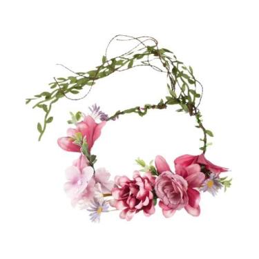 Imagem de Coroa De Flores Romântica Para Casamento, Guirlanda De Videira, Tiara 