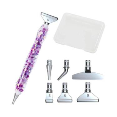 Imagem de Conjunto De Canetas Luminosas 5D Para Pintura Diamante Com Pontas De R