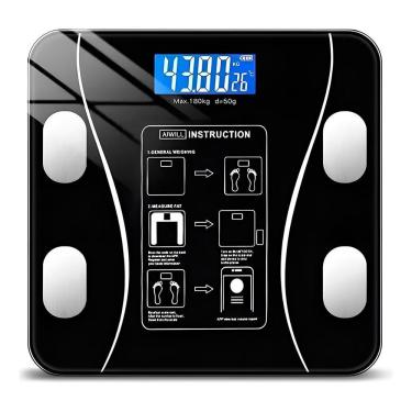 Imagem de Balança Digital Bioimpedância Bluetooth Aplicativo Medição