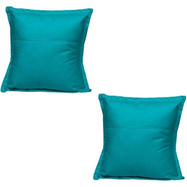 Imagem de Kit 2 Almofadas Decorativa Cheia Fofinha Para Sofá Cadeira Poltrona 42 Cm Suede
