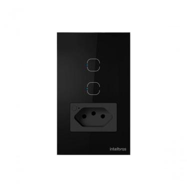 Imagem de Tomada Com Interruptor Inteligente Intelbras Ets 2002 Smart