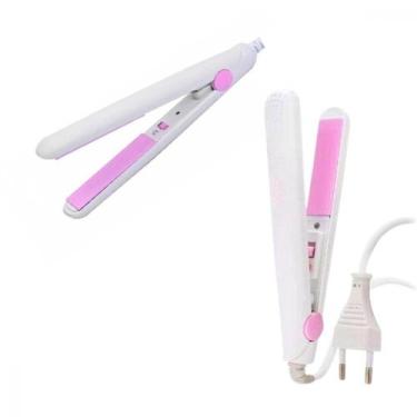 Imagem de Chapinha Mini Prancha de Cabelo Portátil de Bolsa 110/220V Kapbom KAP-