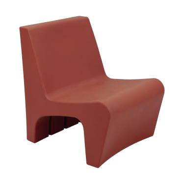 Imagem de Poltrona Tramontina Berta em Polietileno Laranja Caqui