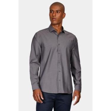 Imagem de Camisa Aramis Manga Longa Slim Pima Stretch Marinho Escuro-Masculino