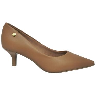 Imagem de Sapato Scarpin Feminino Casual Social Bico Fino Salto Baixo Vizzano 1122.828