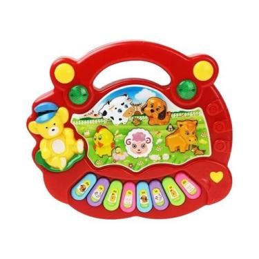Imagem de Teclado De Piano Musical Para Crianças Com Sons De Animais, Instrument