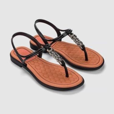 Imagem de Sandalia Mulher Grendene 19316 Grendha Mais Conforto Encanto-Feminino