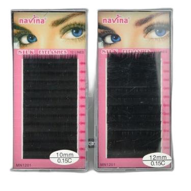 Imagem de Cílios Fio a Fio Espessura 0.15 mm Medida 0.14 mm Navina