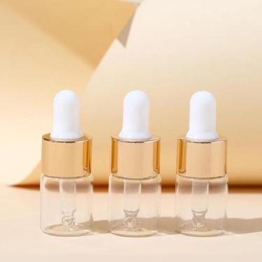 Imagem de Frascos De Vidro Transparente Para Óleos Essenciais - Conjunto De 5 Pe