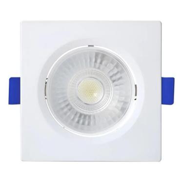 Imagem de Spot embutir led slim quadrado 6w branco 3000k blumenau - Blumenau Ilu