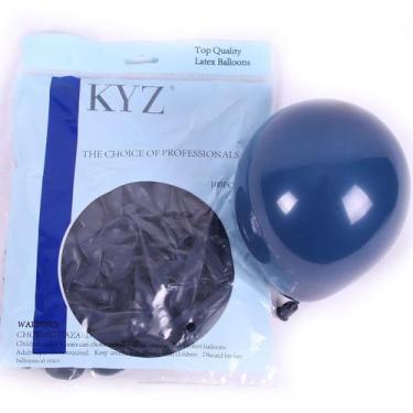 Imagem de Balões de látex 100 unidades pretos 30 cm mais grossos para festas e c