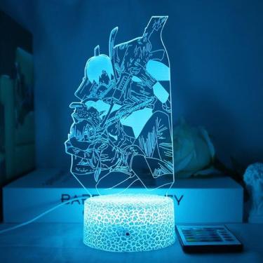 Imagem de Motosserras LED 3D que mudam de cor com luz noturna Mans Denjis - Yiwe