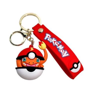 Imagem de Chaveiro Pingente Pikachu Koda Duck Desenho Animado Pokémon Joias Bone