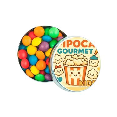 Imagem de Latinha Lembrancinha Personalizada Pipoca Gourmet Kids
