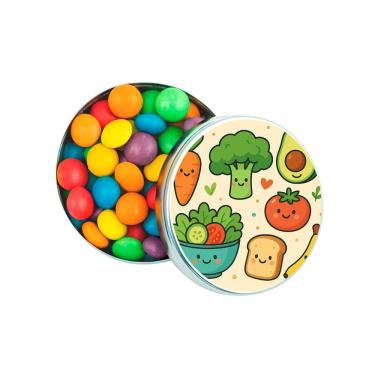 Imagem de Latinha Lembrancinha Personalizada Comidinhas Saudáveis