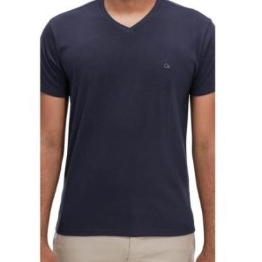 Imagem de Camiseta Manga Curta Ogochi Slim Masculina 006000003 Marinho-Masculino