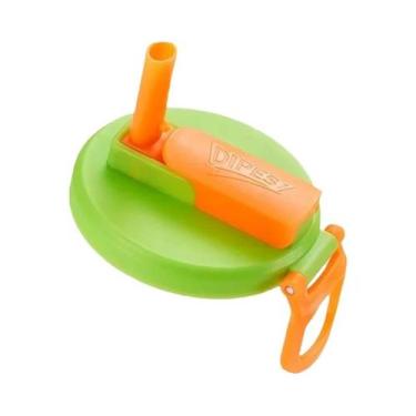 Imagem de Tampas De Silicone Reutilizáveis Para Latas De Refrigerante Com Canudo