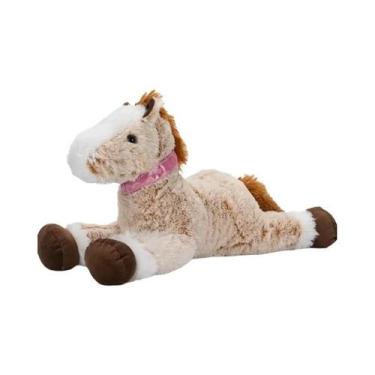 Imagem de Brinquedo De Pelúcia De Cavalo Realista E Adorável, Almofada Confortáv