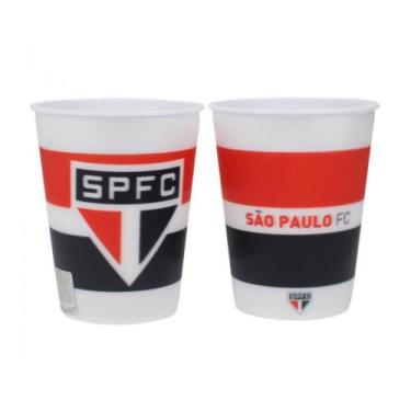 Imagem de Jogo com 2 Copos De Plástico 3D São Paulo 400ml - Minas de Presentes