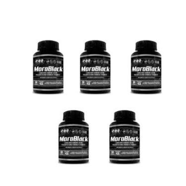 Imagem de Kit 5 Moroblack FNB Laranja Moro + Cafeína 5x60 Caps Flora Nativa-Unissex