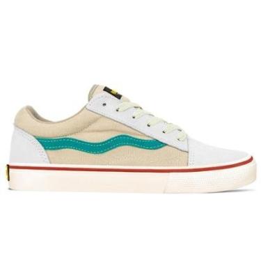 Imagem de Tênis Mad Rats Lona Unissex Old School | Areia Verde Cor:;Tamanho:36-Unissex