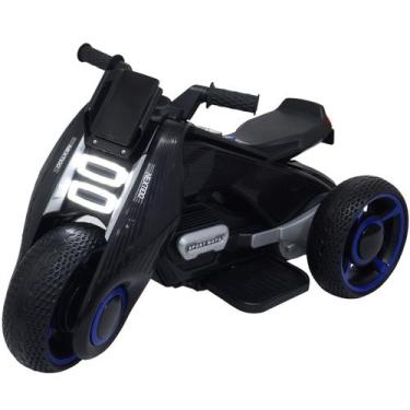 Imagem de Mini Moto Elétrica 6V Triciclo Futurista Criança Infantil Led Som Usb 