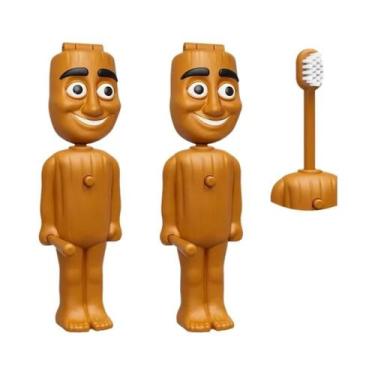 Imagem de Escova De Dentes Infantil De Cerdas Macias Italian Brainrot Tung Tung 