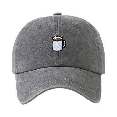 Imagem de Boné De Beisebol Retrô Lavado Ajustável Com Aba Curva Estilo Hip Hop C