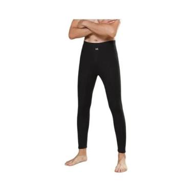 Imagem de Calças Térmicas Masculinas De Lã E Fleece Para Inverno, Leggings Elást
