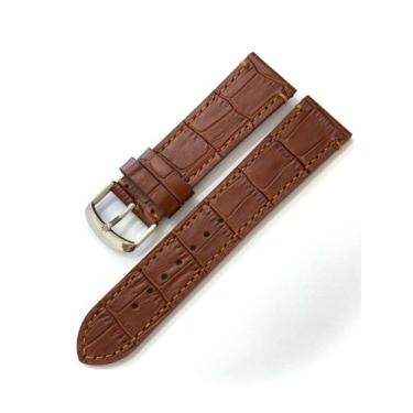 Imagem de Pulseira Relógio Couro Textura Croco, Espessura maior.LC15 - MFIX, Mar