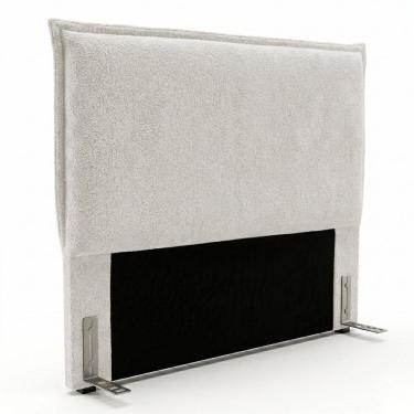 Imagem de Cabeceira Para Cama Box King Size Virella 195cm Moderna com Frame Bouclê Off White - De...