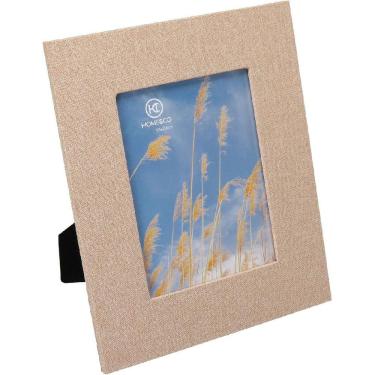 Imagem de PORTA RETRATOS 15X20 HOME&CO LINHO 30x25cm BEGE PAINEL QUADRO PARA FOTOS
