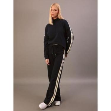 Imagem de Casaco Calvin Klein Jeans  Moletom Retilínea Lateral-Feminino