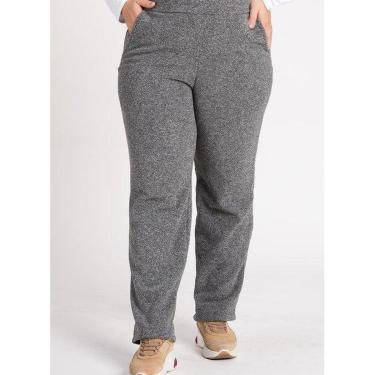 Imagem de Calça Feminina Plus Size Bouclê Cós Bolsos Frente - Serena-Feminino