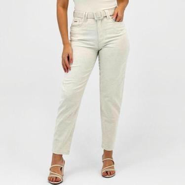 Imagem de Calça Specific Jeans Reta em Tecido Feminina - Specific Jeans., 38, Li