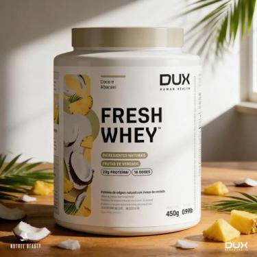 Imagem de Freshwhey 450g Whey Protein Dux Nutrition Pós Treino Coco e Abacaxi