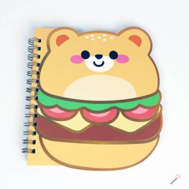 Imagem de Kit Caderneta Bloco de Notas Fofa Lanche Snack Coelho Urso Modelo:LJ15